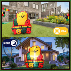 Teyva Daily LED-lit inflatable at night improving visibility and evening ambiance