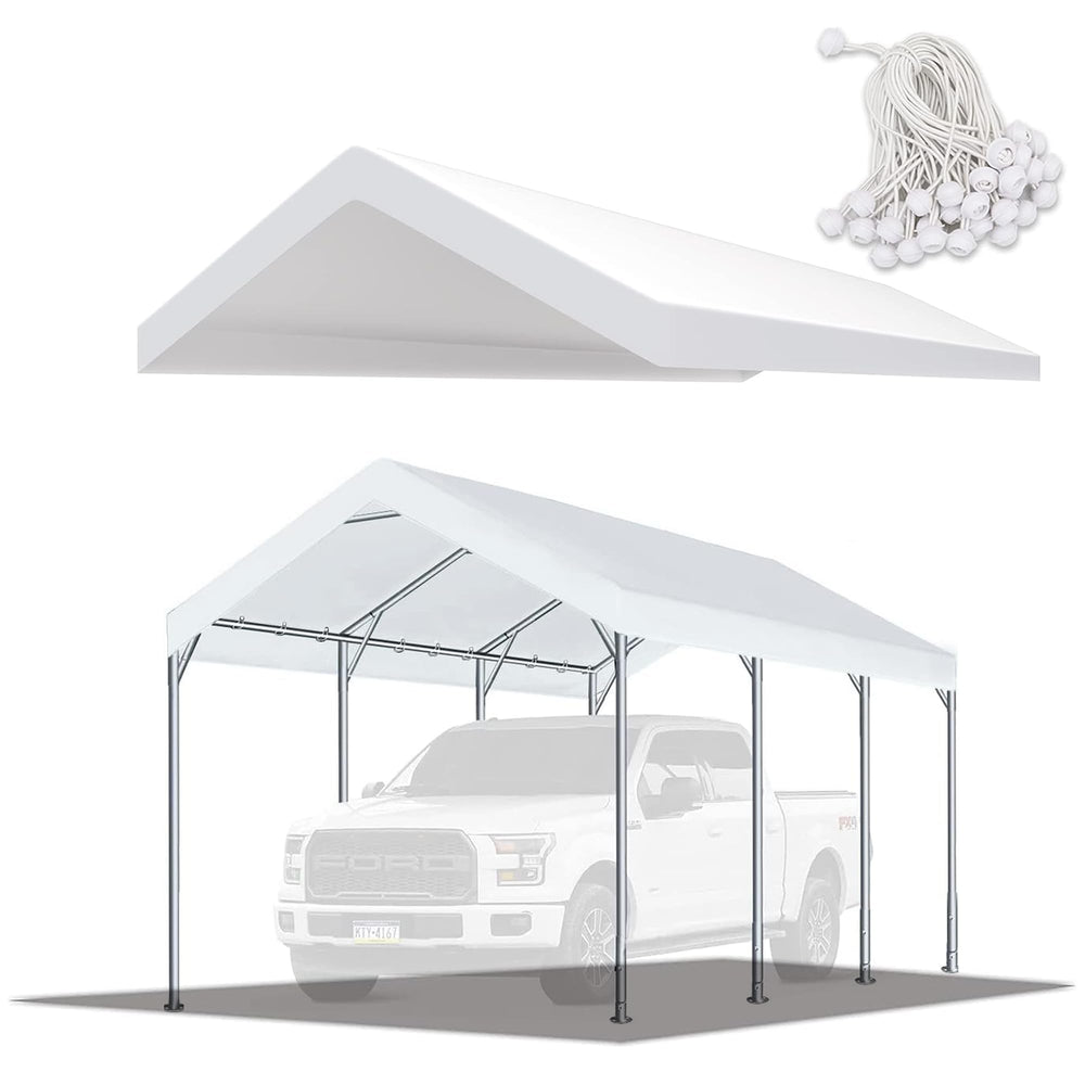 TGEHAP front view canopy top showing full 10x20 coverage and protection