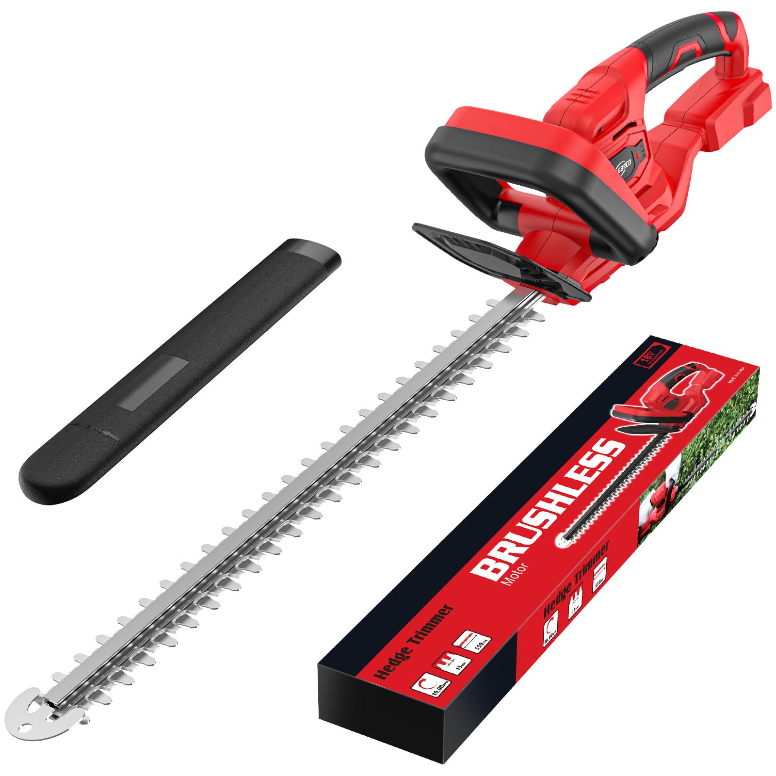 ThagBrco front view of hedge trimmer showing compact design and easy handling