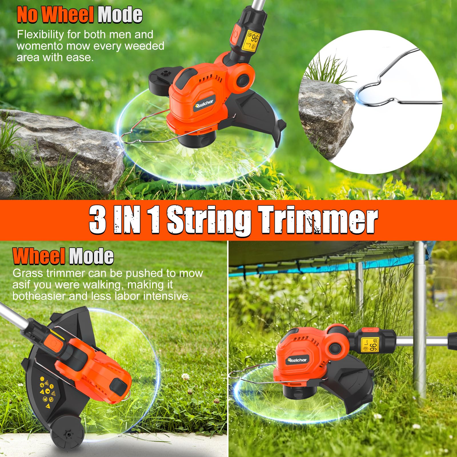 ThagBrco in use trimming garden edges for precise cuts and faster tidy-up