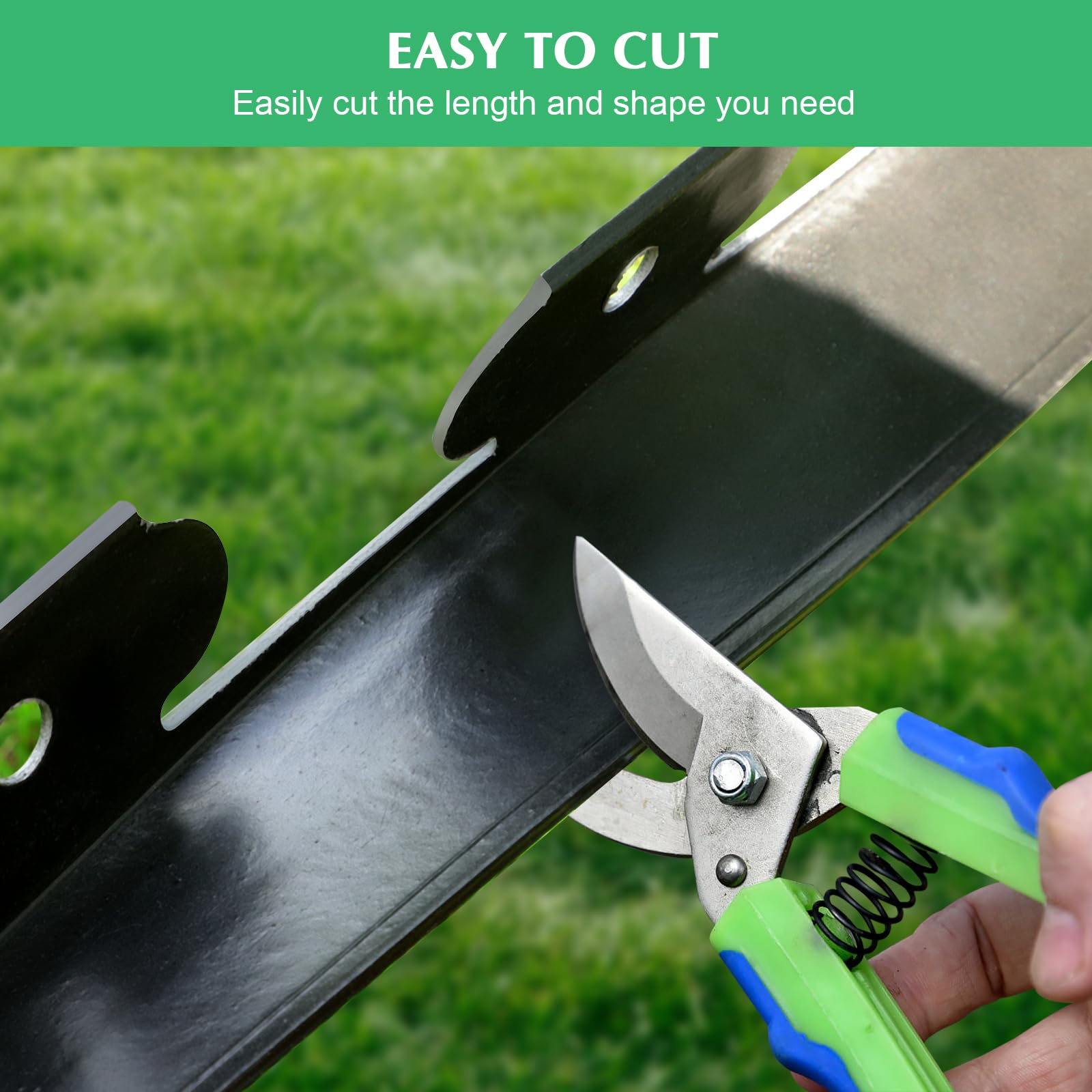 Thanger roll beside tape measure showing scale, easy to trim and customize length