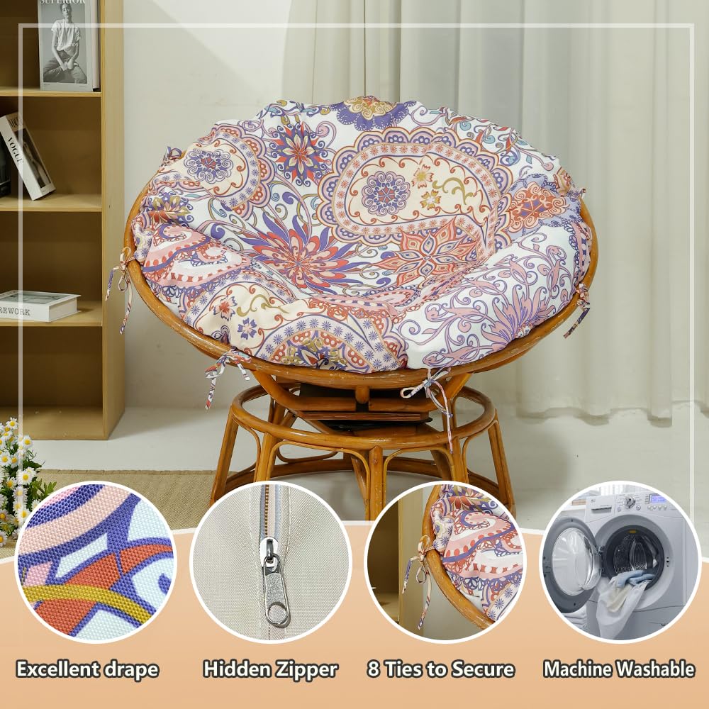 Thankyall attached straps tied to chair frame offering slip-resistant security