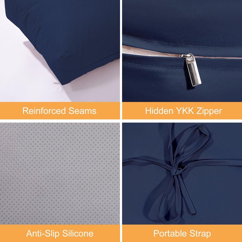 Thankyall hidden full-length zipper detail allowing easy removal and neat closure