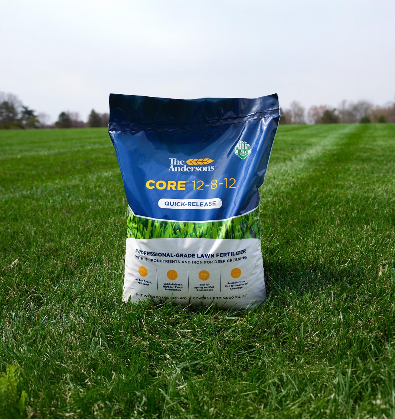 Hands holding granules showing texture and easy spreading benefit