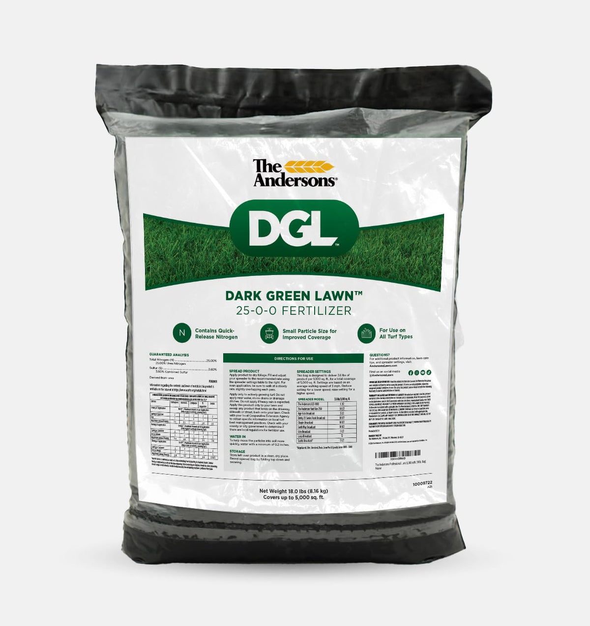 The Andersons front of bag showing product identity and coverage benefits