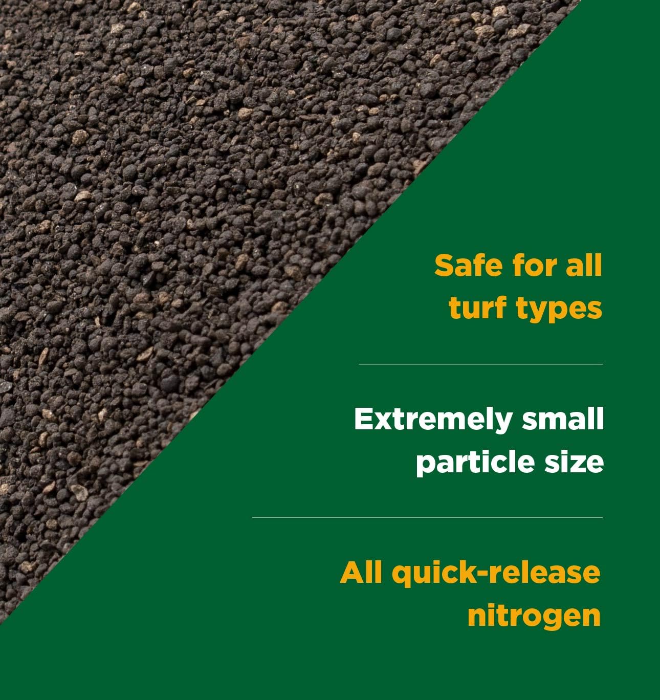 Spreader applying The Andersons fertilizer for uniform coverage and easy application