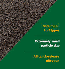 Spreader applying The Andersons fertilizer for uniform coverage and easy application