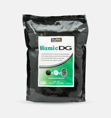 The Andersons Humic DG front pouch showing branding and coverage information, promotes easy identification