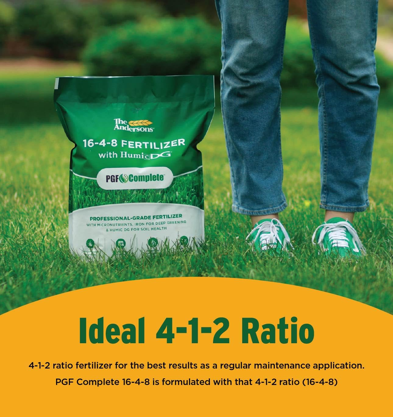visual of humic DG ingredient with The Andersons showing improved soil conditioning