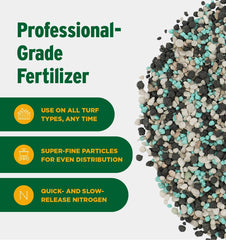 The Andersons spreader applying fertilizer for uniform lawn feeding