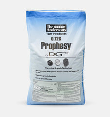 The Andersons Prophesy front packaging showing 25 lb bag and product name benefits
