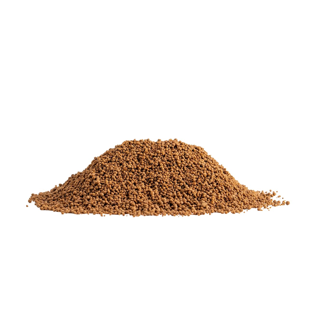 Close-up of DG Pro granules highlighting uniform particle size for better coverage