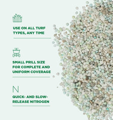 The Andersons small particle texture emphasizing even coverage benefit