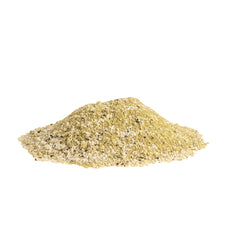 Close-up of dry Super Juice granules highlighting soluble texture and fast-dissolve benefit