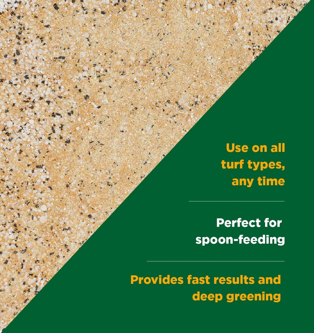 The Andersons Super Juice dissolving in water in a mixing tank for quick nutrient availability