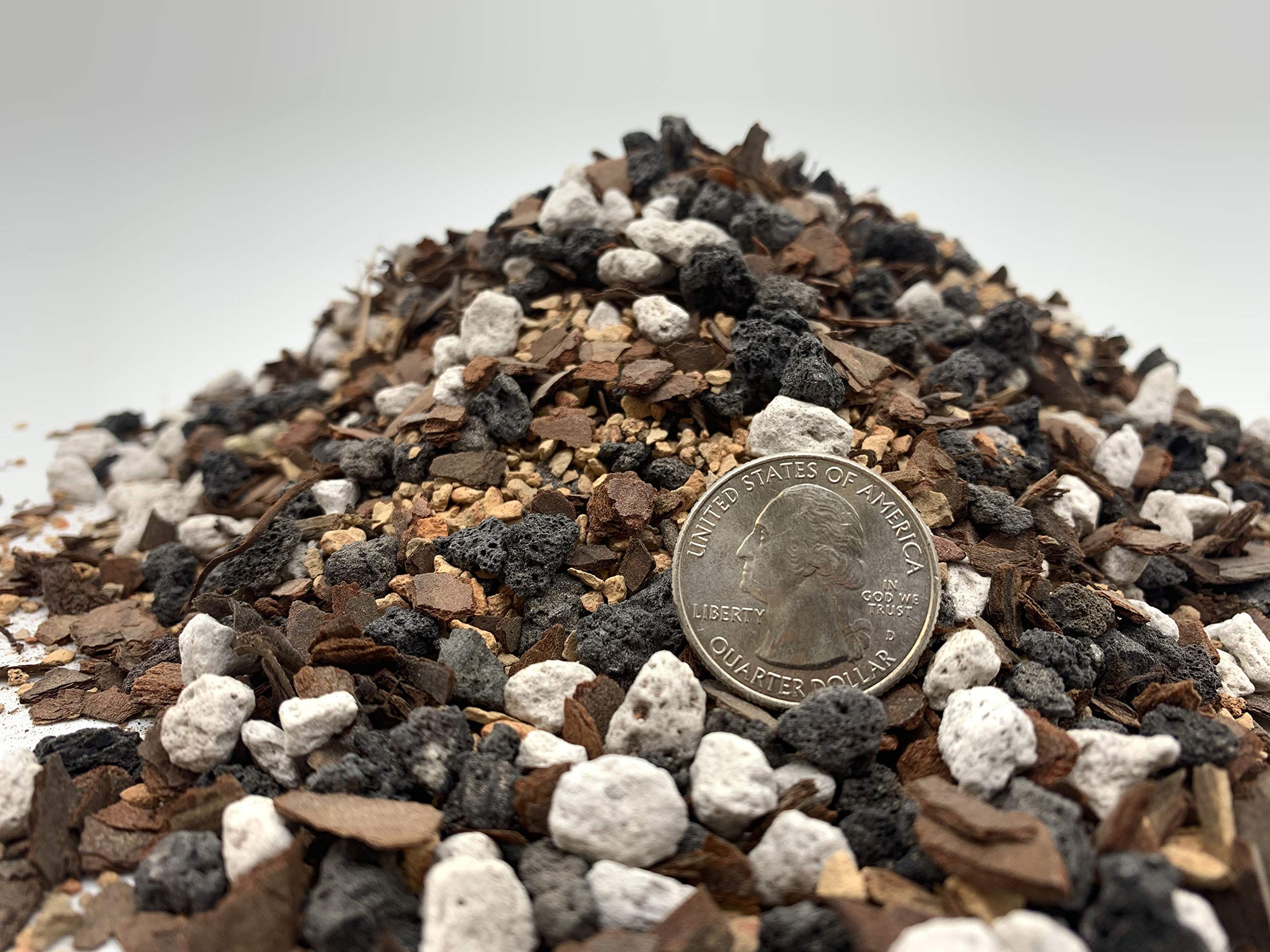 JK Global Imports pouring mix into bonsai pot demonstrating ease of use for repotting