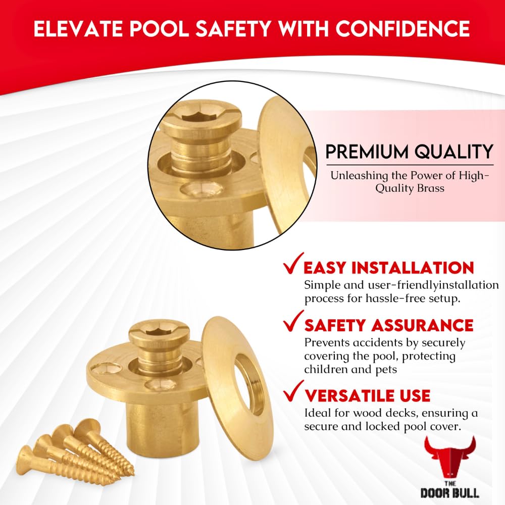 The Door Bull detailed view of anchor threads and bore for reliable fastener engagement