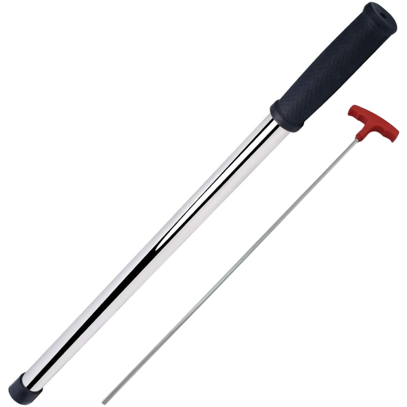 The Door Bull front view showing rod and hex key for easier cover handling