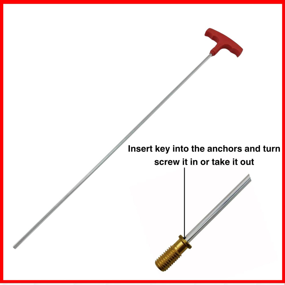 The Door Bull in use at poolside demonstrating safer installation