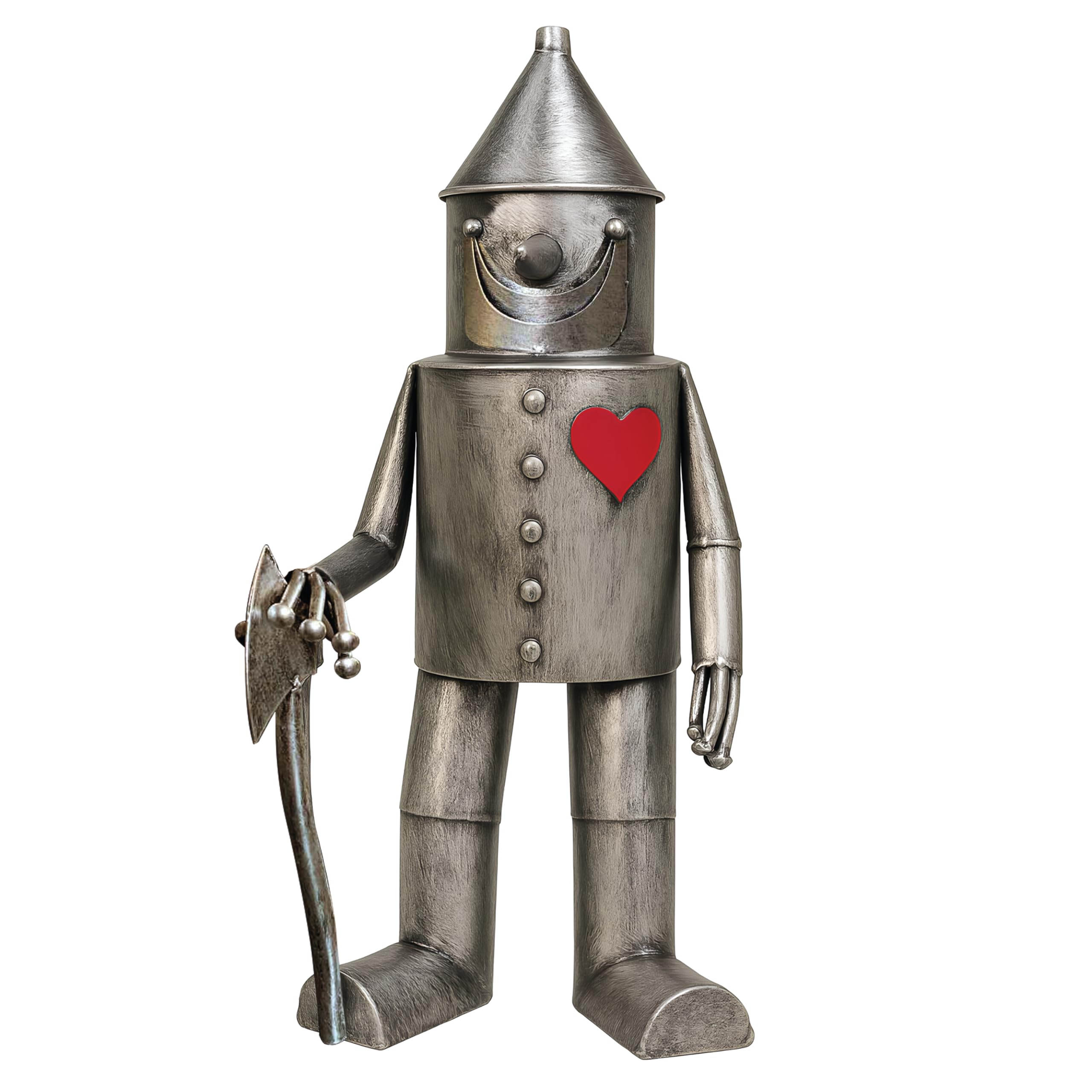 The Enchanted Garden Tin Man front view showcasing whimsical charm and durable design