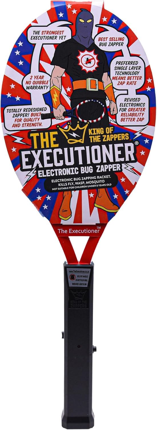 The Executioner front view showing patriotic design and sturdy build for fast pest control