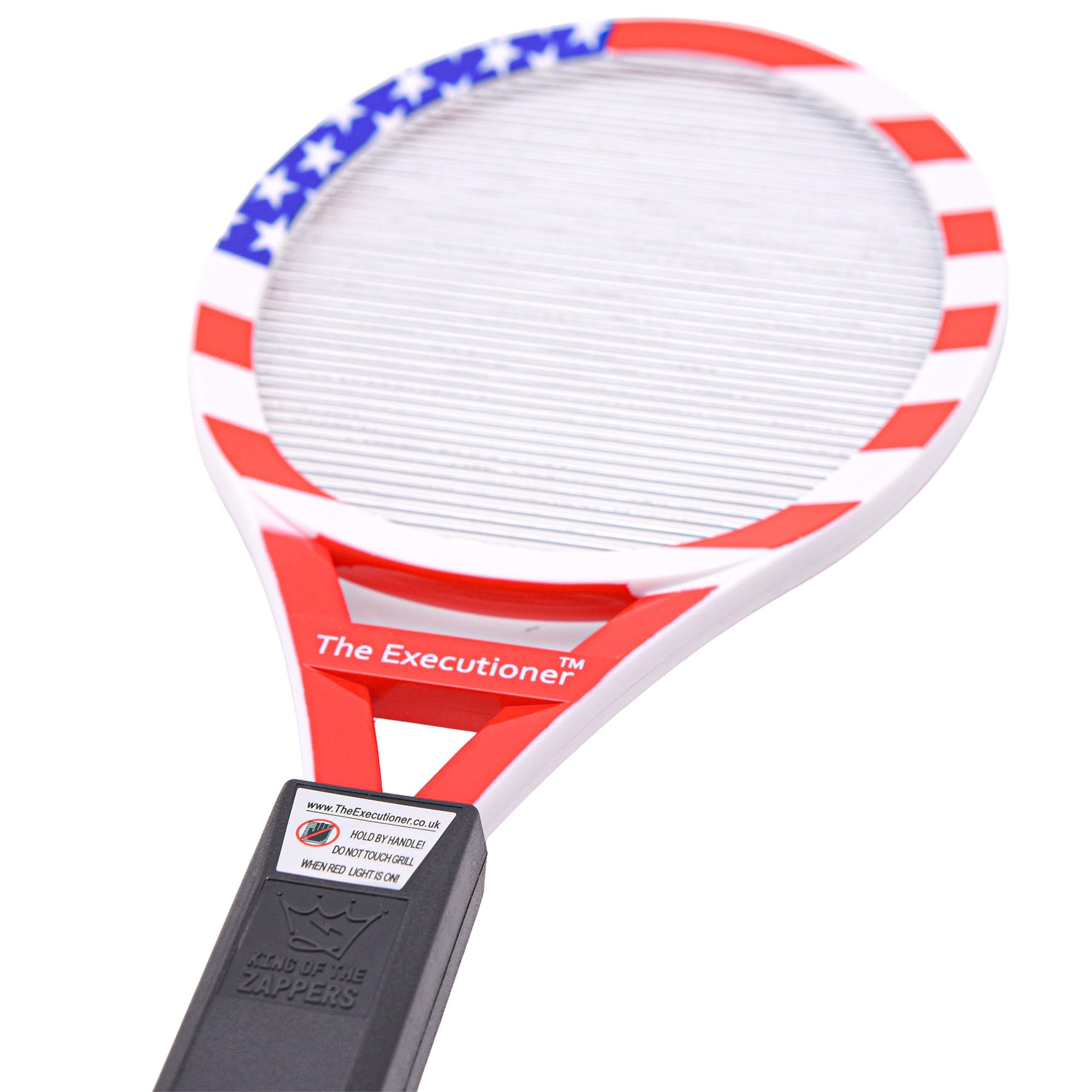 The Executioner swatter used at an outdoor barbecue for quick, chemical-free pest removal