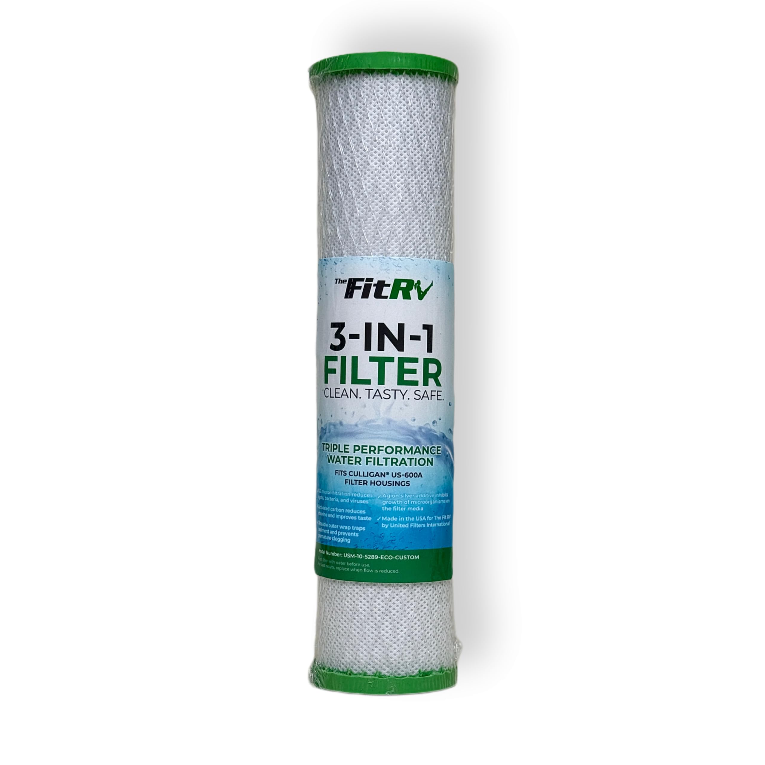 THE FITRV.COM front view of replacement cartridge showing clean design and compatibility