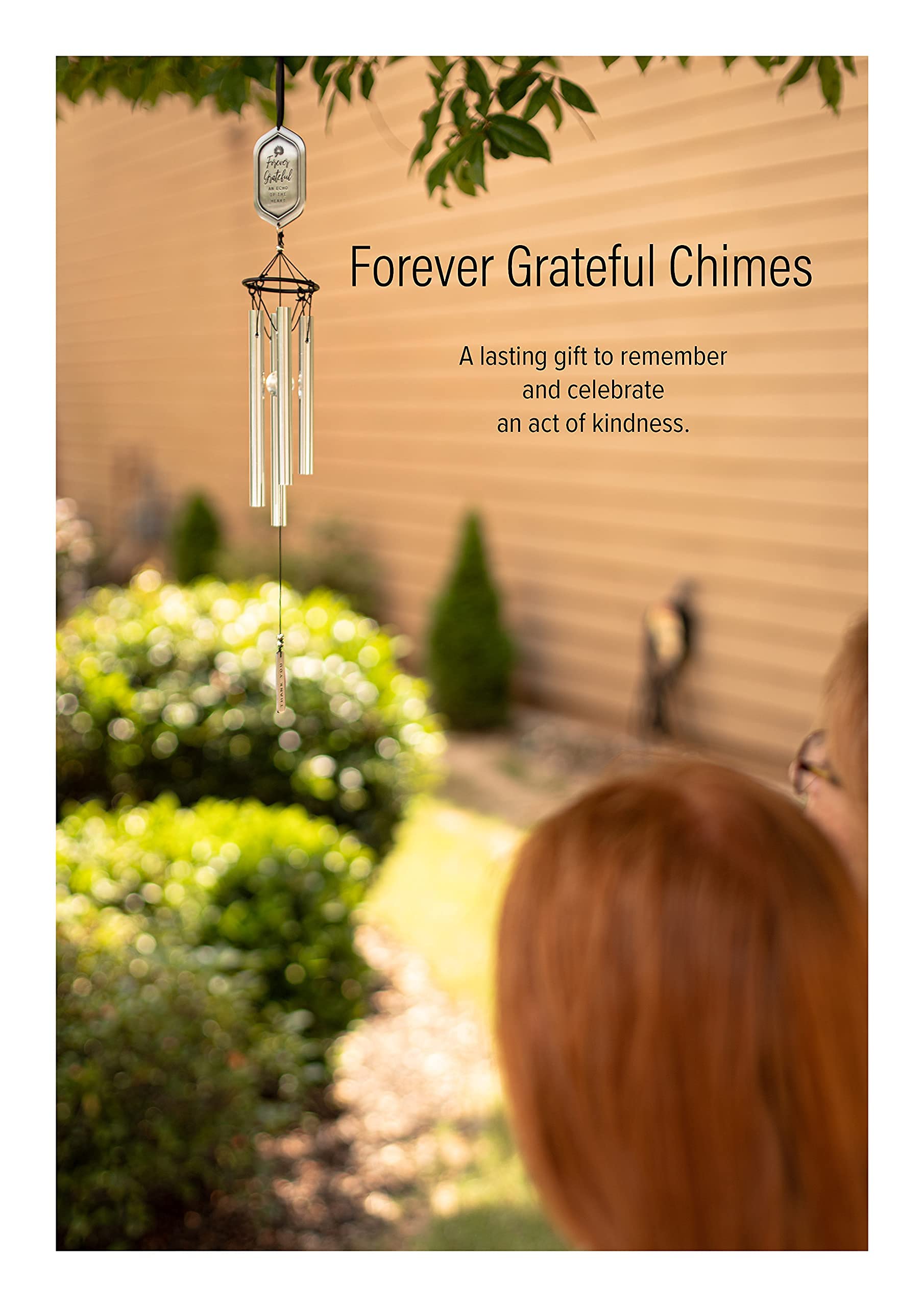 The Grandparent Gift Co. gift box open with chime and printed Forever Grateful card