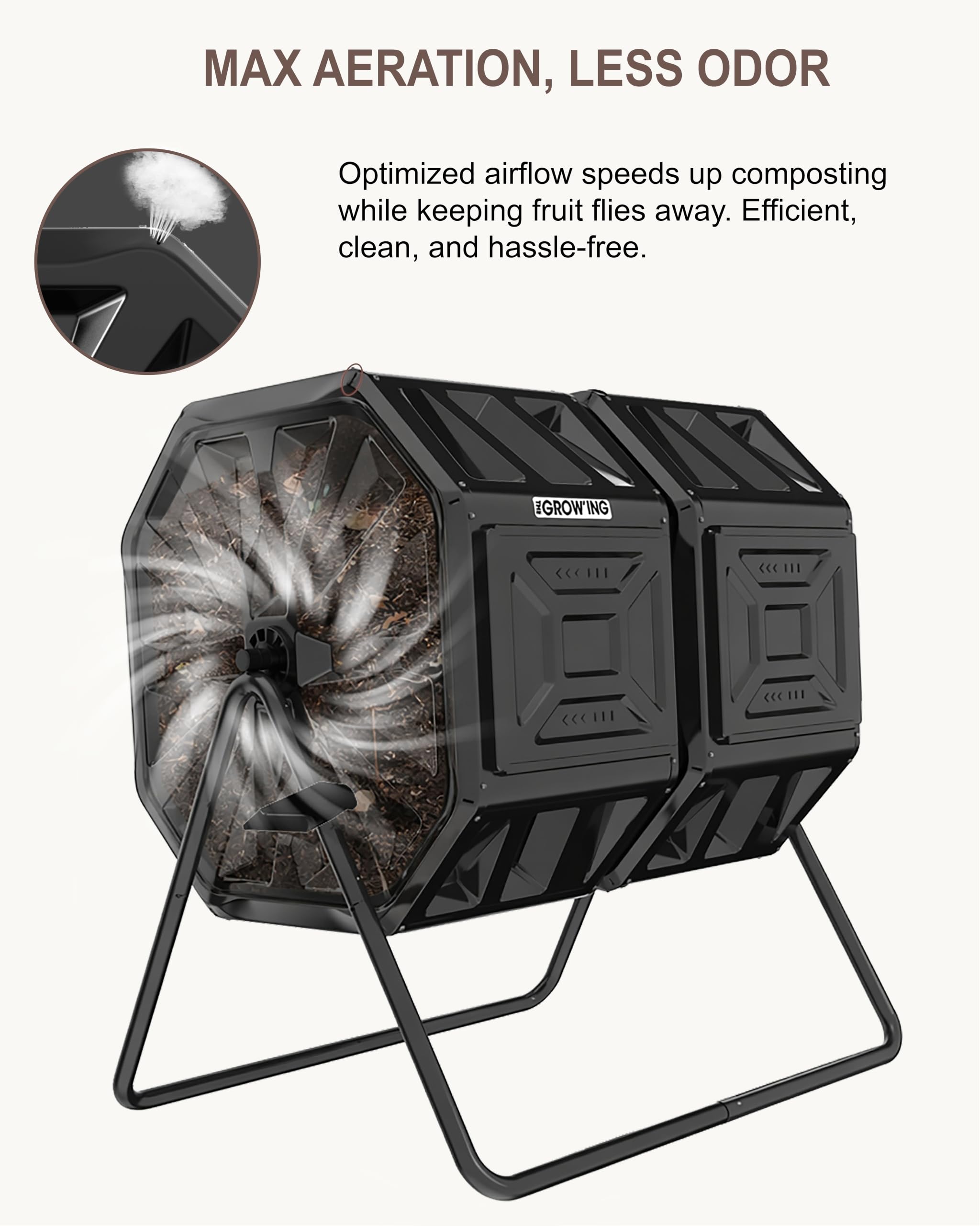 THE GROW'ING pre-embedded nuts in panel for simple solo assembly and secure joins