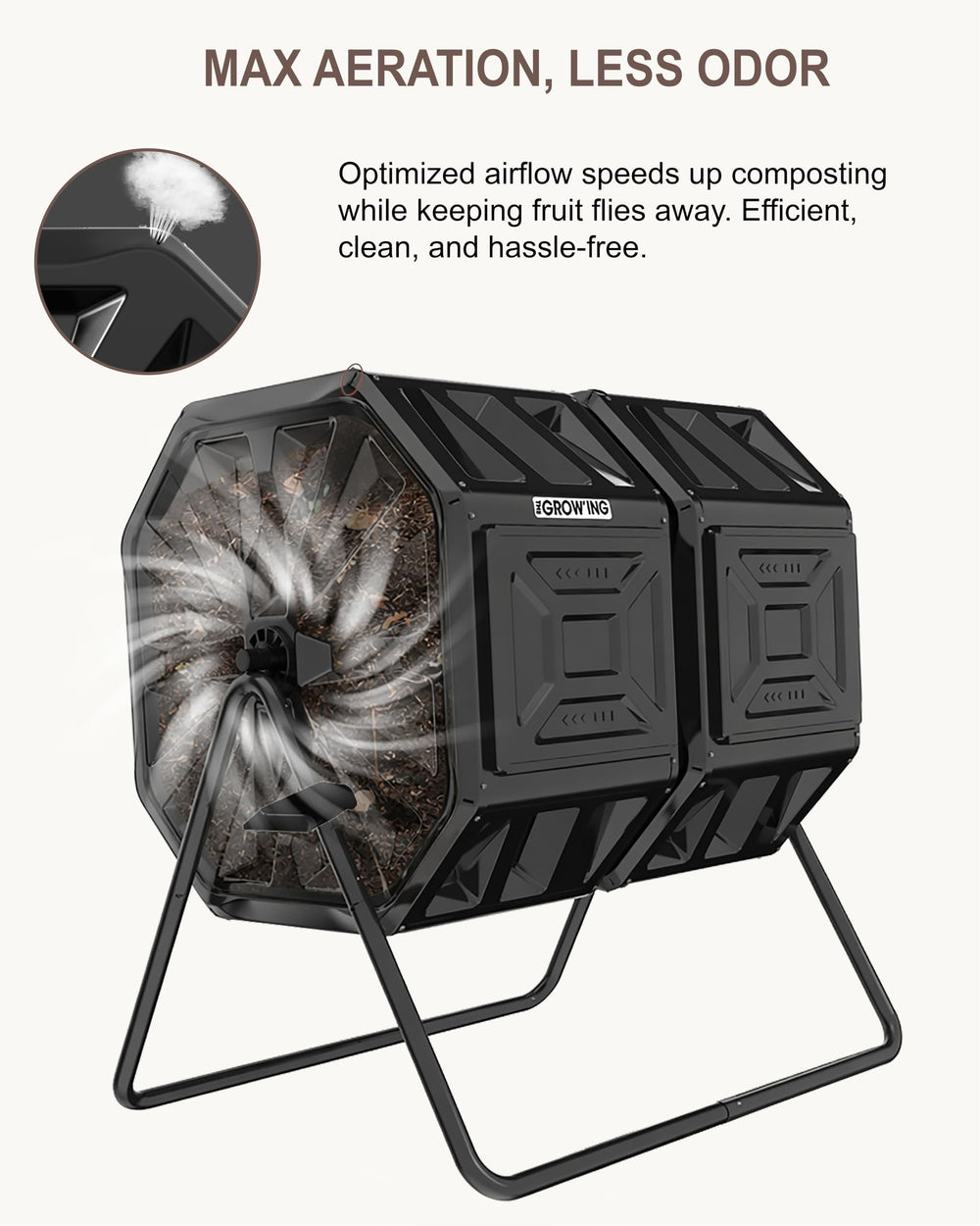 THE GROW'ING pre-embedded nuts in panel for simple solo assembly and secure joins