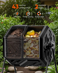 THE GROW'ING interior agitating fins close-up aiding faster material breakup