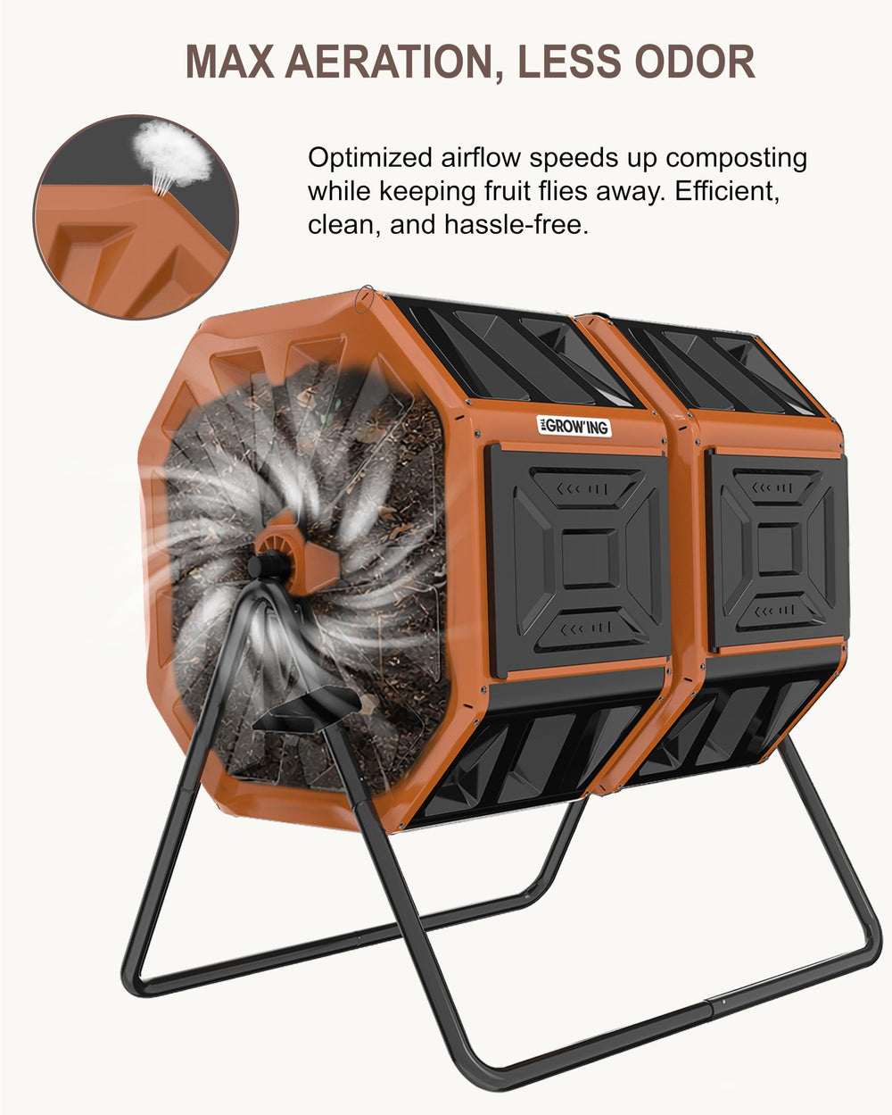 THE GROW'ING panel with pre-embedded nut for easy solo assembly benefit