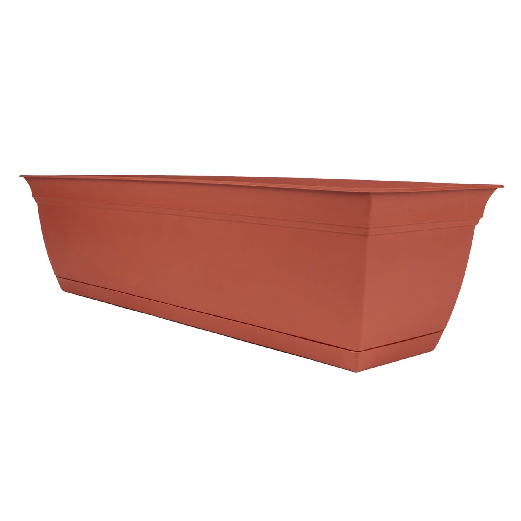 The HC Companies window box front view showing sleek clay finish and curb appeal