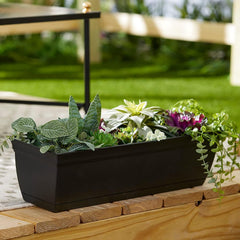 The HC Companies window box planted on a sill demonstrating space-saving benefit