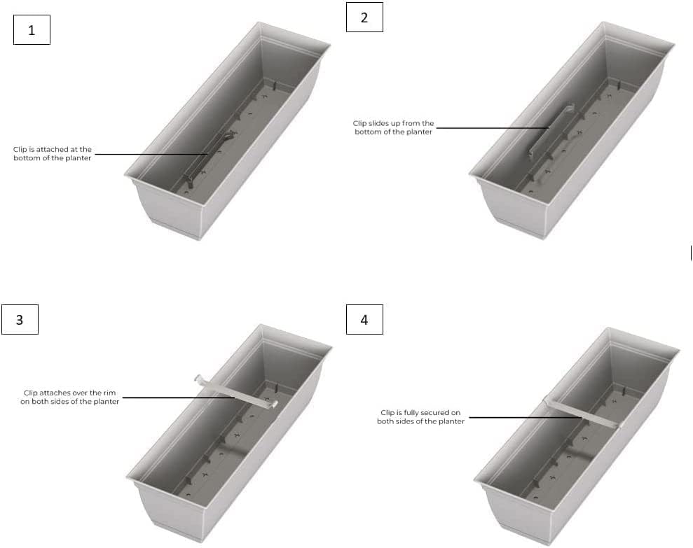 The HC Companies window box next to ruler for scale to show true 24-inch length