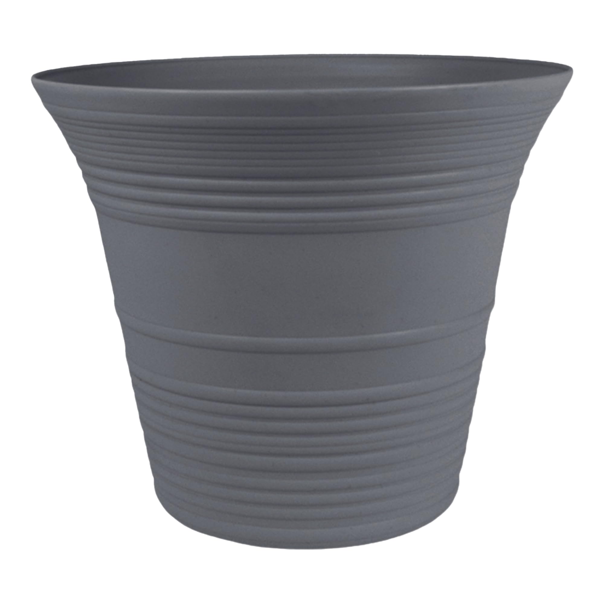 The HC Companies Sedona front view showing warm gray finish and elegant profile, enhances decor