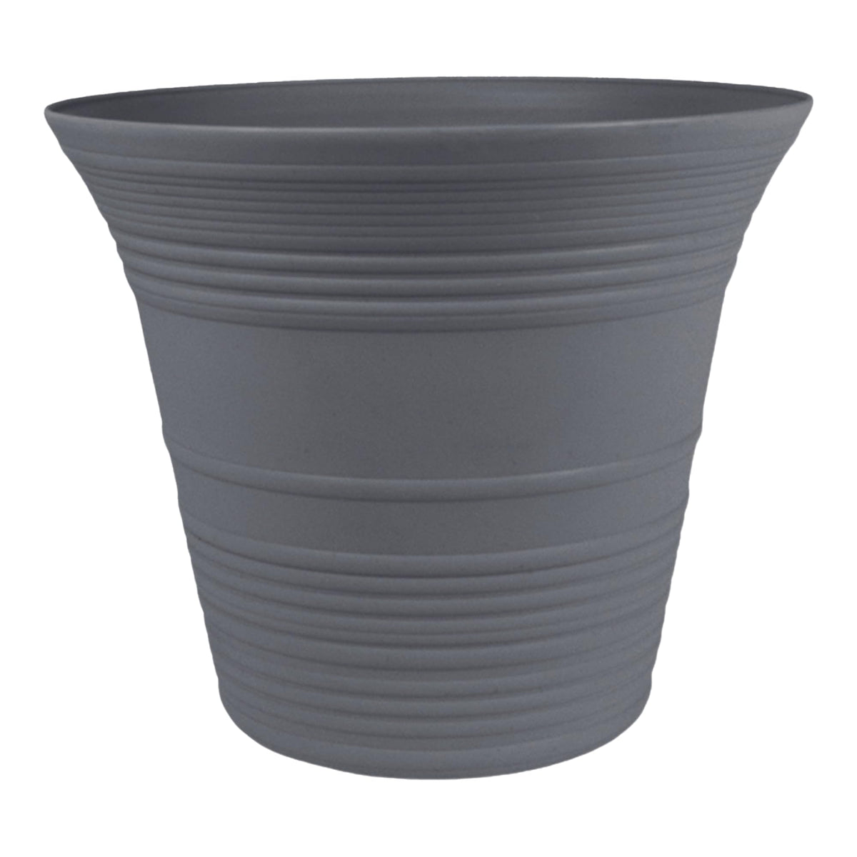 The HC Companies Sedona front view showing warm gray finish and elegant profile, enhances decor