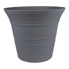 The HC Companies Sedona front view showing warm gray finish and elegant profile, enhances decor