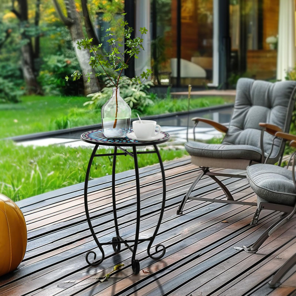 The Home Cult side table in living room styling small-space charm and practical surface benefit