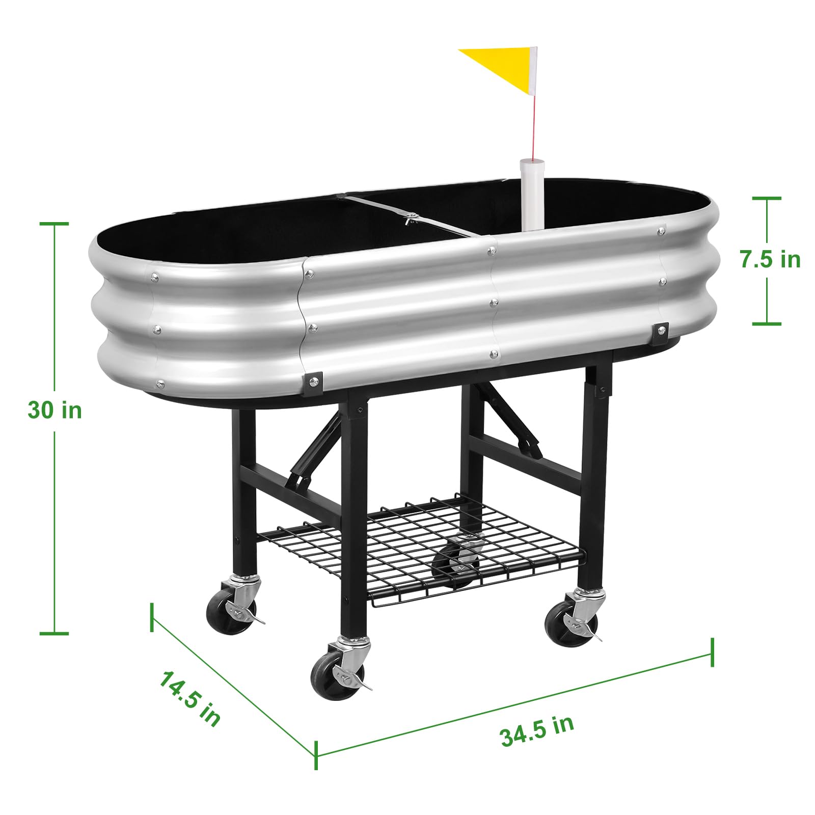 The Home Cult open bed showing soil depth for stronger root development benefit