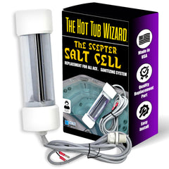 The Hot Tub Wizard Scepter front view showing clean construction and fit