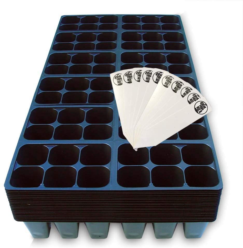 The Hydroponic City front view of stacked trays showing capacity and durability benefits