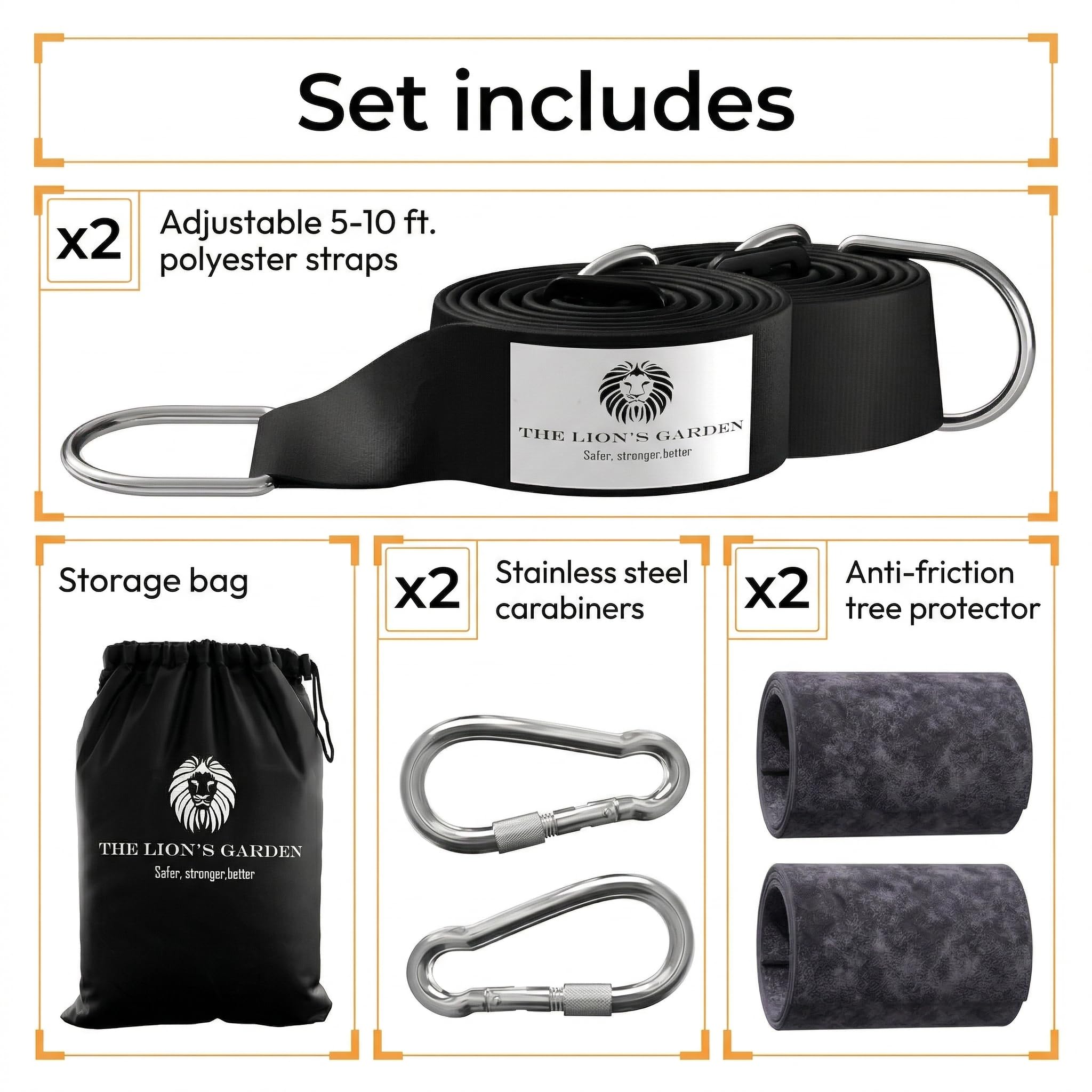 The Lion's Garden compact storage bag keeping kit organized and portable