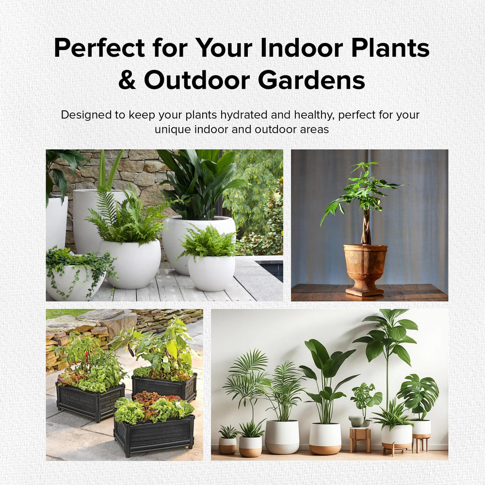 The Olla Company Olla beside a hand and pot showing scale and ideal fit for containers benefit