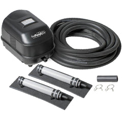 The Pond Guy front packaging showing complete aerator kit benefits