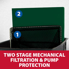 The Pond Guy Matala-style filter mat trapping fine particles for clearer water