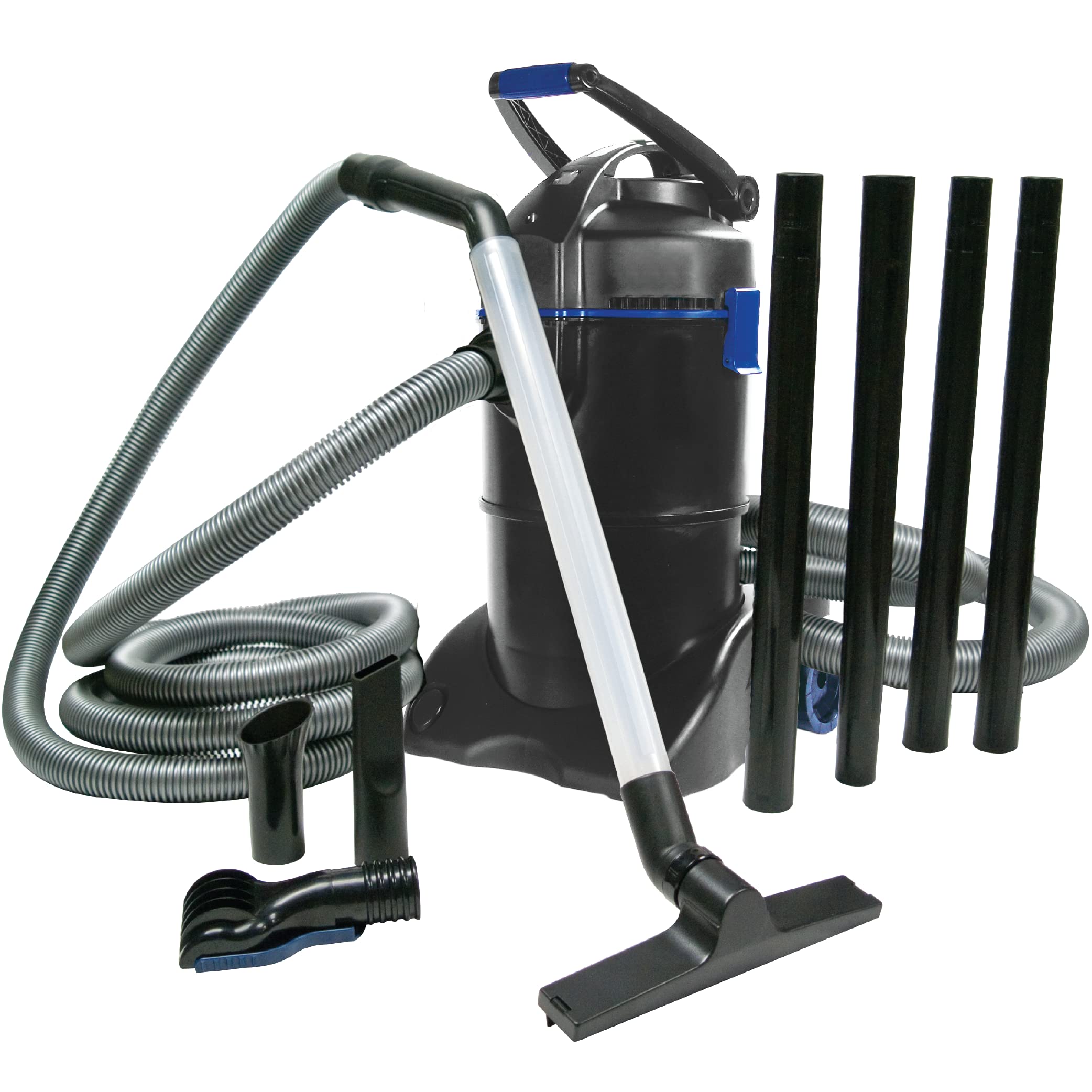 The Pond Guy ClearVac front view showing compact design and portability benefit