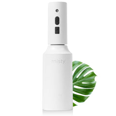 The Watering Vine mist-e front view showing compact ergonomic design and 25 oz capacity benefit