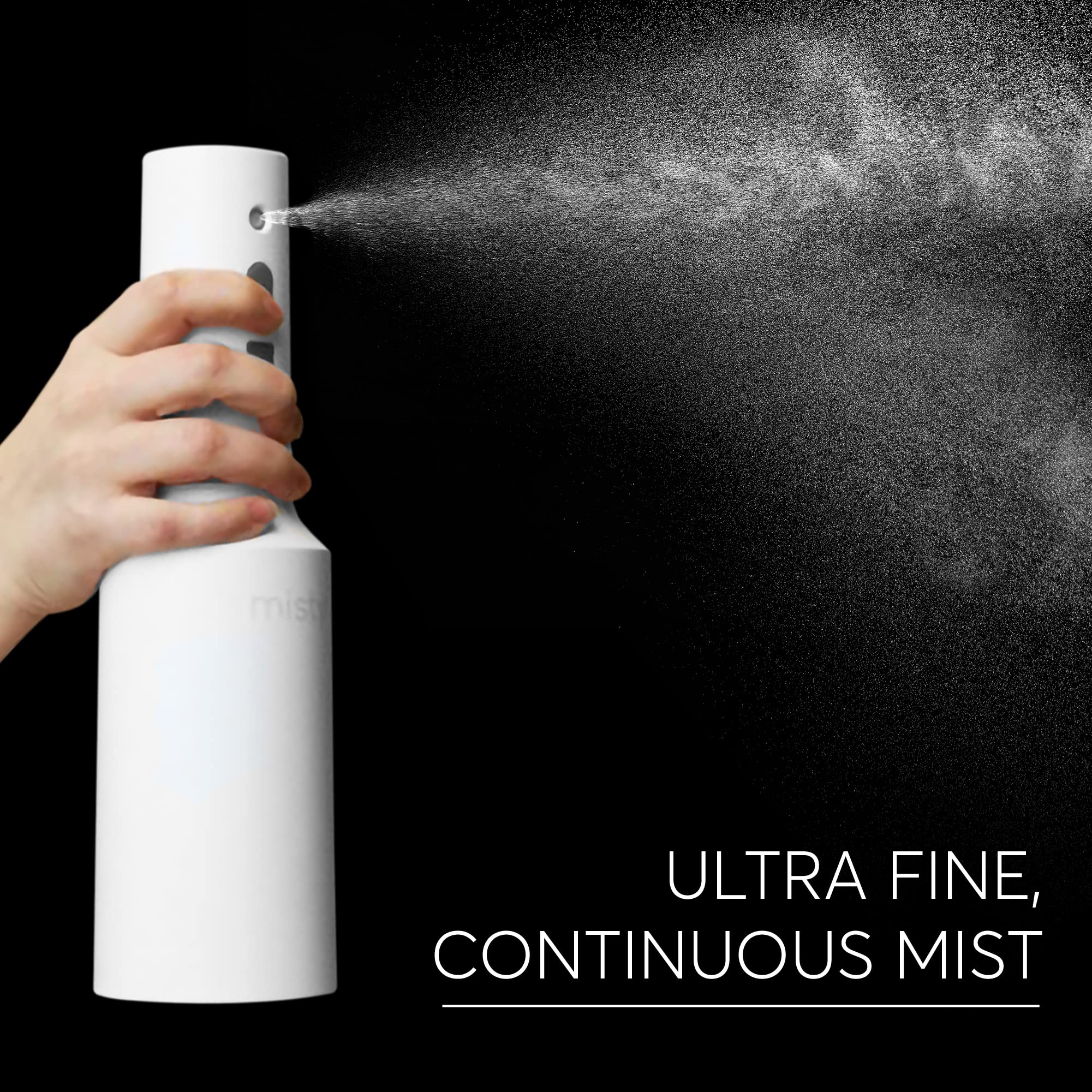 The Watering Vine mist-e lightly misting hair for even dampening and styling convenience benefit