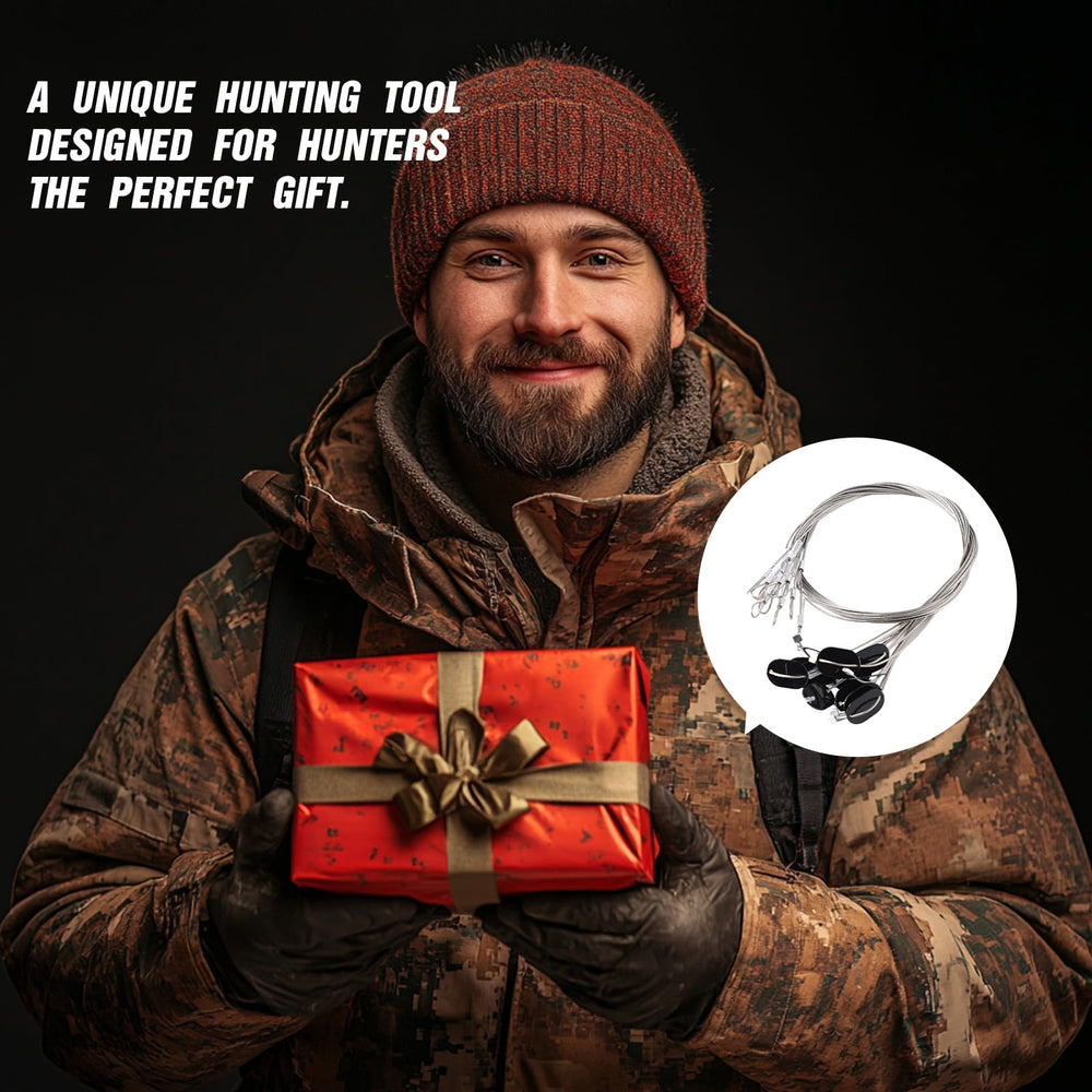 TheLinenLady trap wire draped over a hand to show scale and handling comfort benefit